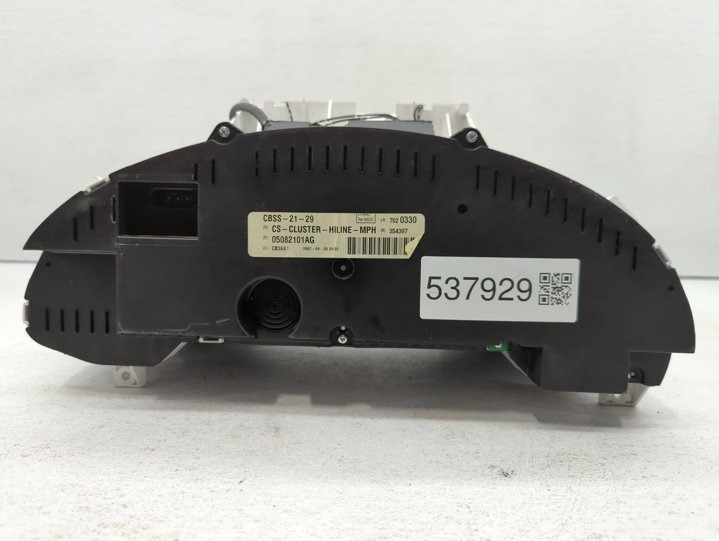 2007 Chrysler Pacifica Instrument Cluster Speedometer Gauges P/N:05082101AG Fits OEM Used Auto Parts - Oemusedautoparts1.com