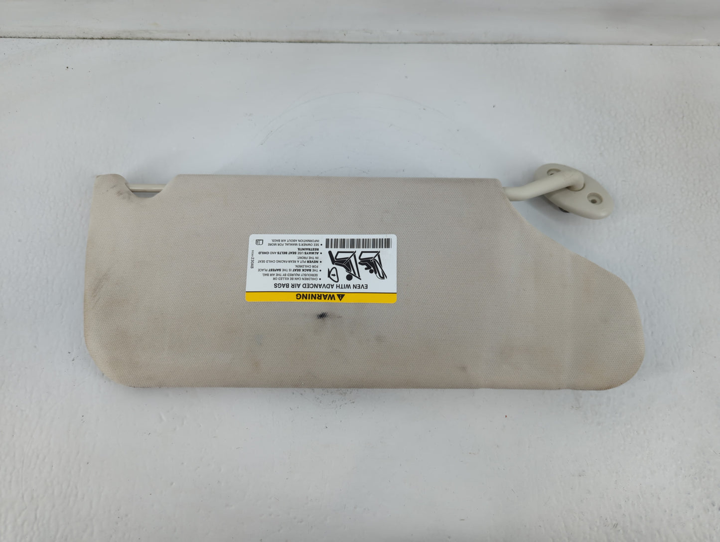 2007 Chrysler Sebring Sun Visor Shade Replacement Driver Left Mirror Fits OEM Used Auto Parts - Oemusedautoparts1.com