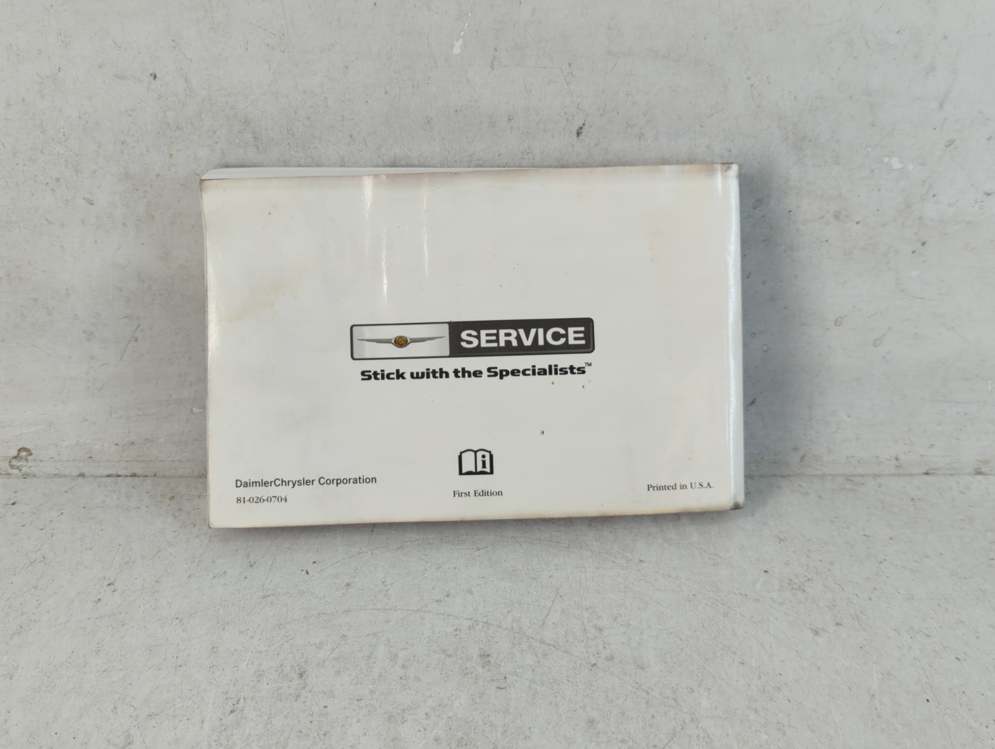 2007 Chrysler Sebring Owners Manual Book Guide P/N:81-026-0704 OEM Used Auto Parts - Oemusedautoparts1.com