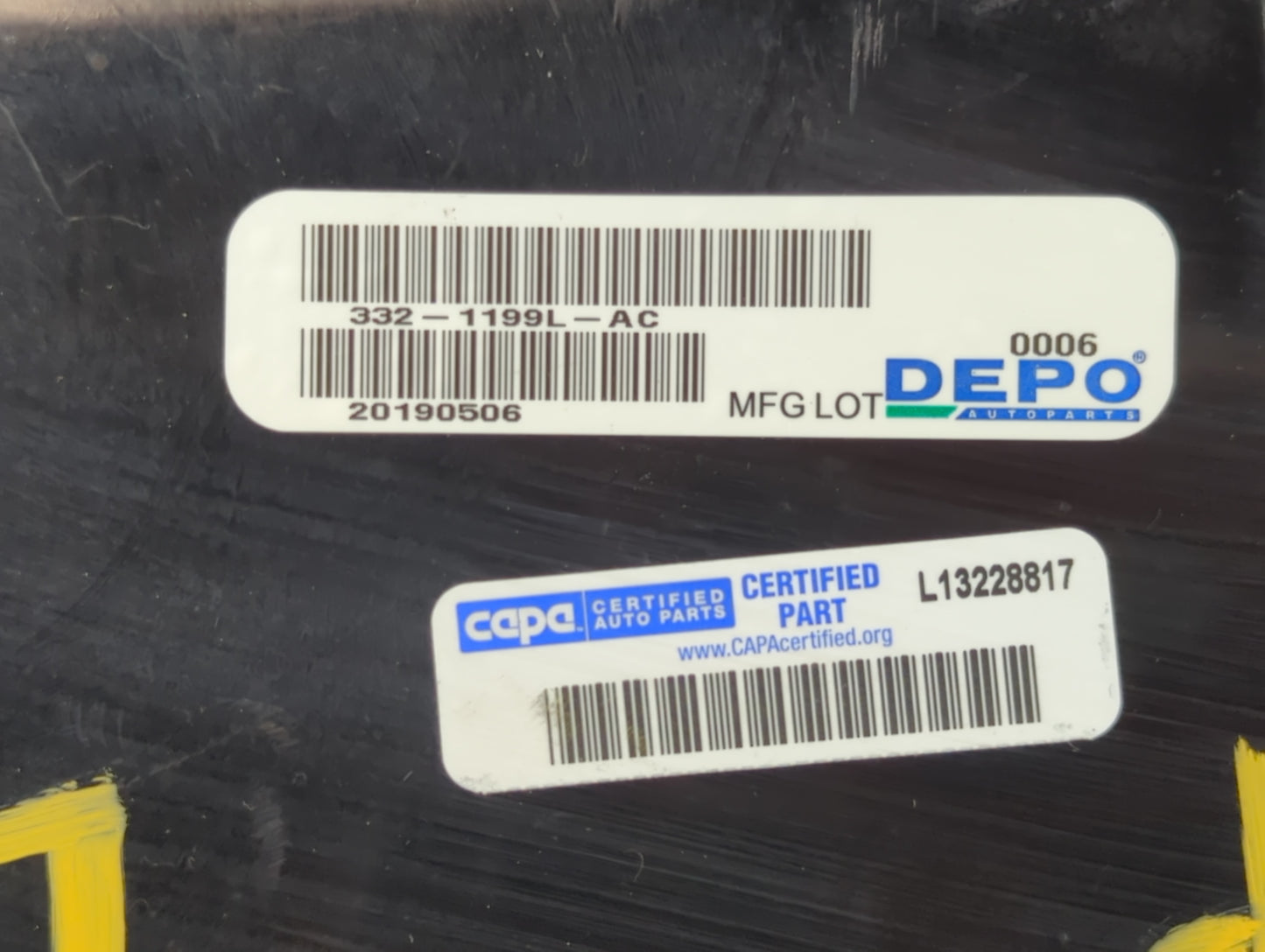 2001-2007 Dodge Caravan Driver Left Oem Head Light Headlight Lamp - Oemusedautoparts1.com