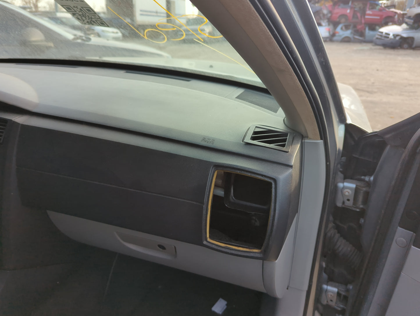 2007-2009 Dodge Charger Air Bag Passenger Right Dashboard OEM Fits Fits 2007 2008 2009 OEM Used Auto Parts - Oemusedautopart