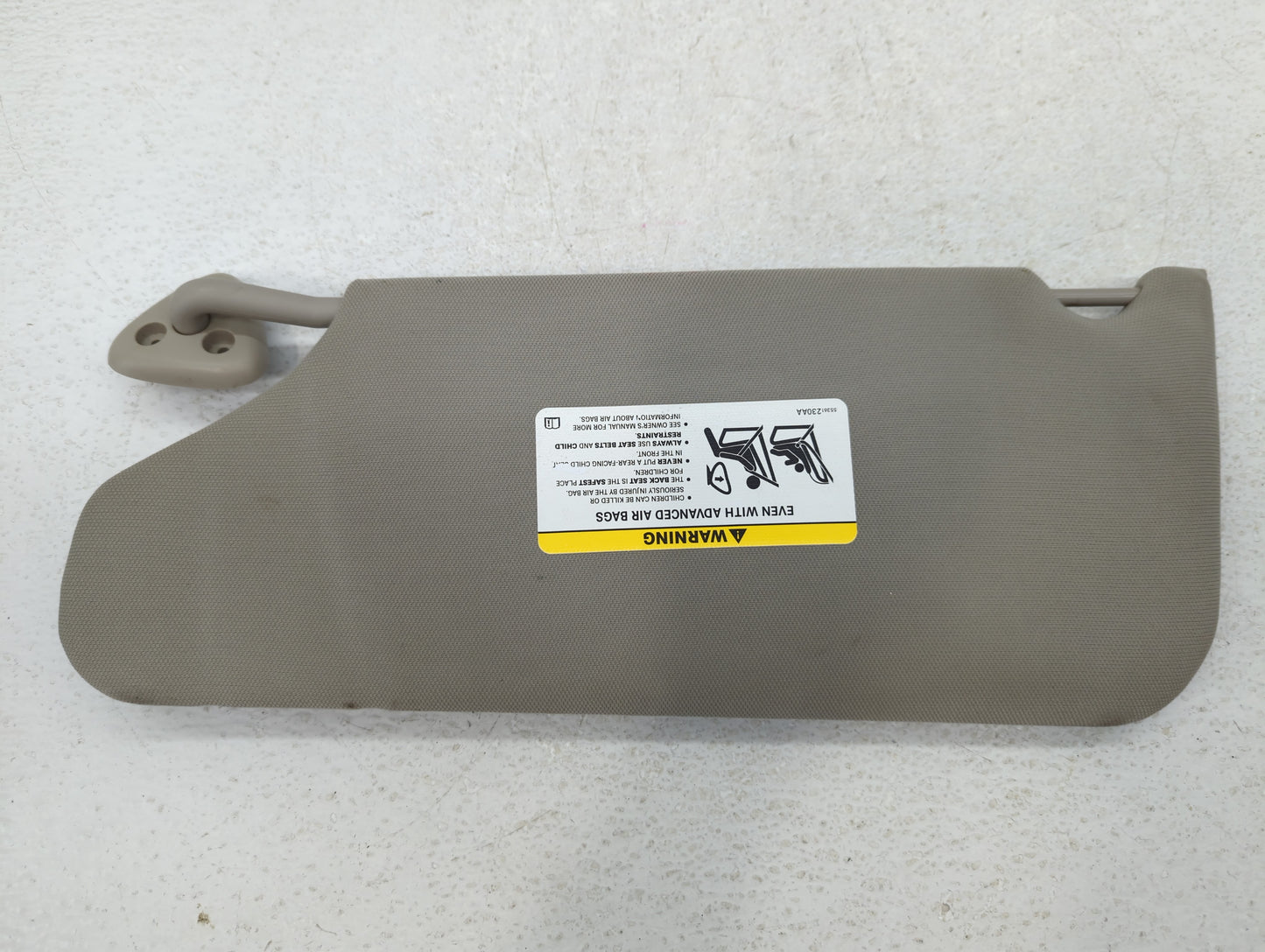 2006-2007 Dodge Charger Sun Visor Shade Replacement Passenger Right Mirror Fits Fits 2006 2007 OEM Used Auto Parts - Oemused