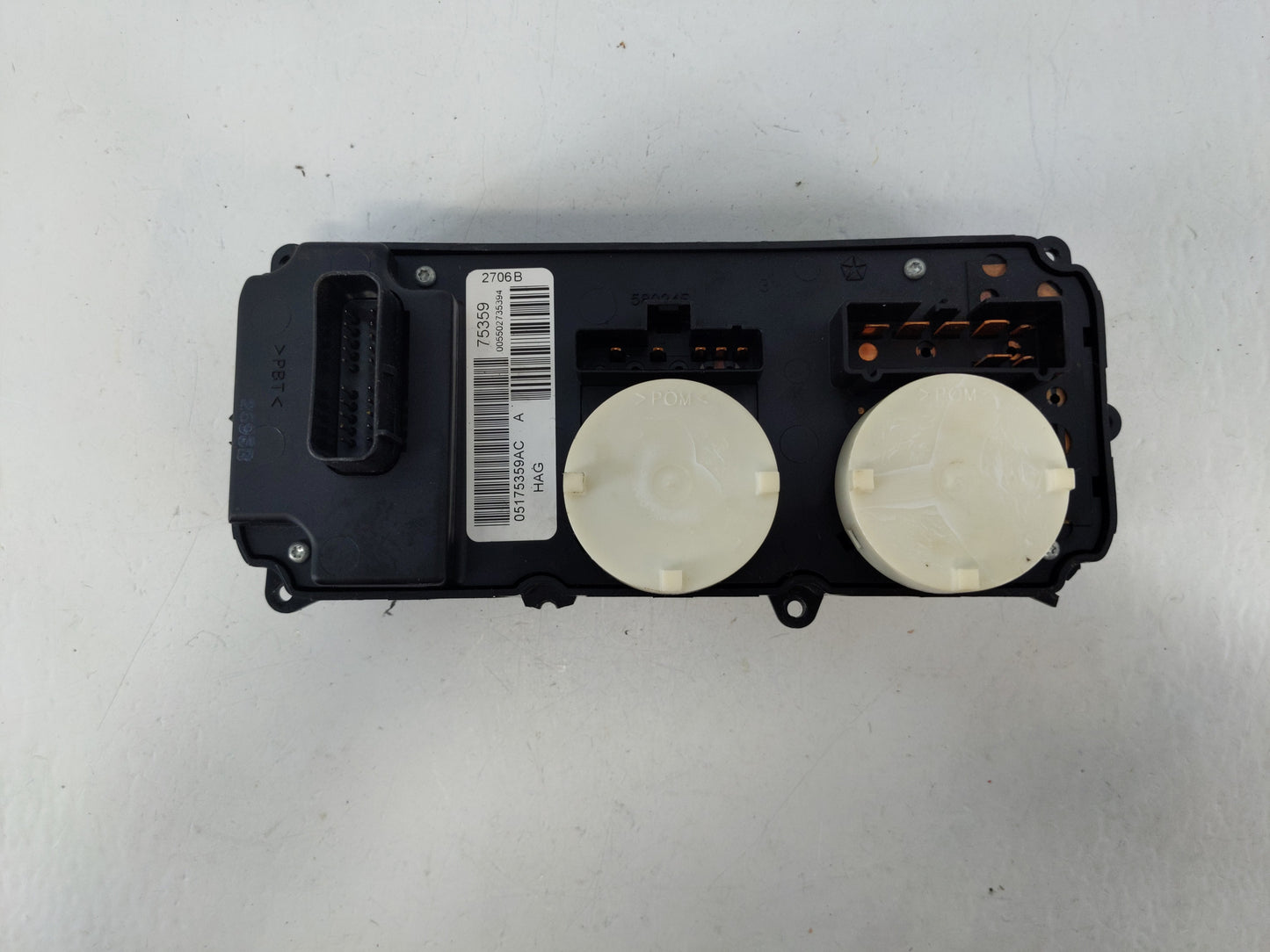 2007 Dodge Grand Caravan Climate Control Module Temperature AC/Heater Replacement P/N:05175359AC Fits Fits 2005 2006 OEM Use