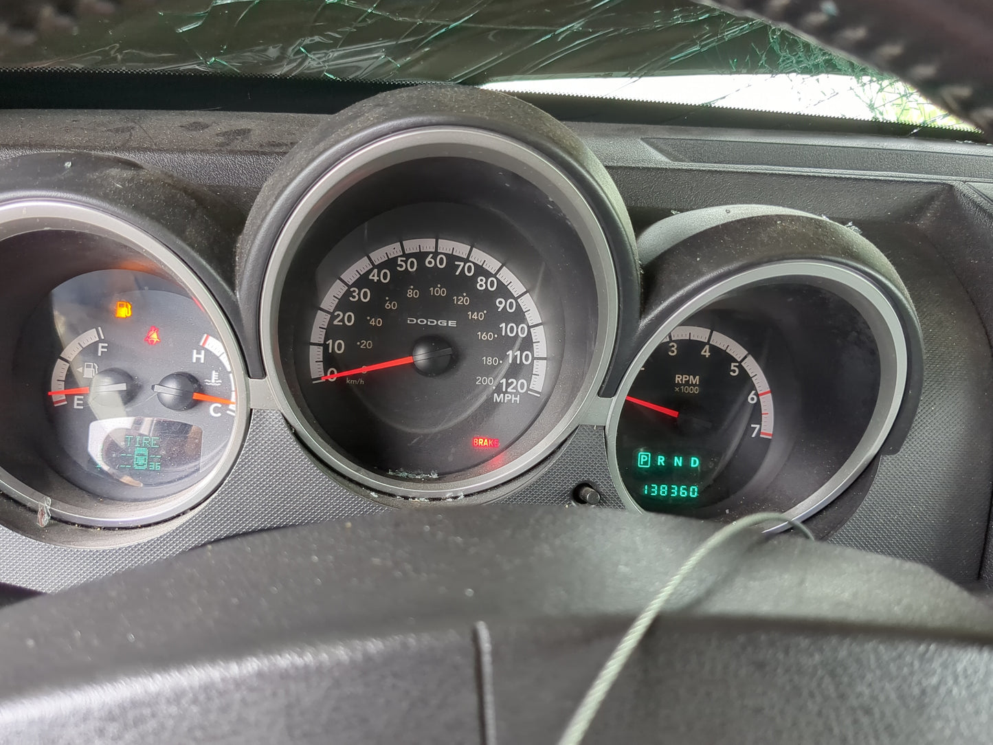 2007 Dodge Nitro Instrument Cluster Speedometer Gauges Fits OEM Used Auto Parts - Oemusedautoparts1.com