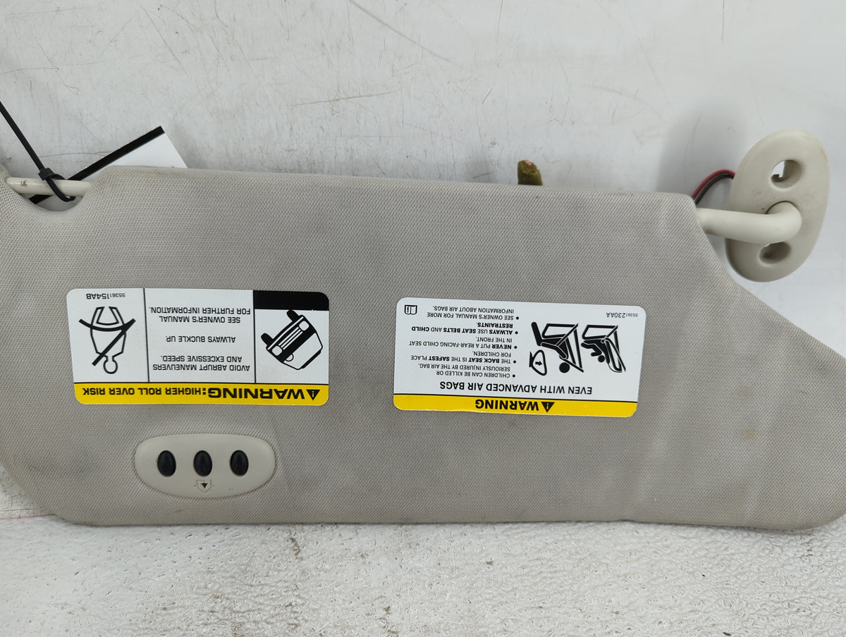 2007-2011 Dodge Nitro Sun Visor Shade Replacement Driver Left Mirror Fits Fits 2007 2008 2009 2010 2011 OEM Used Auto Parts