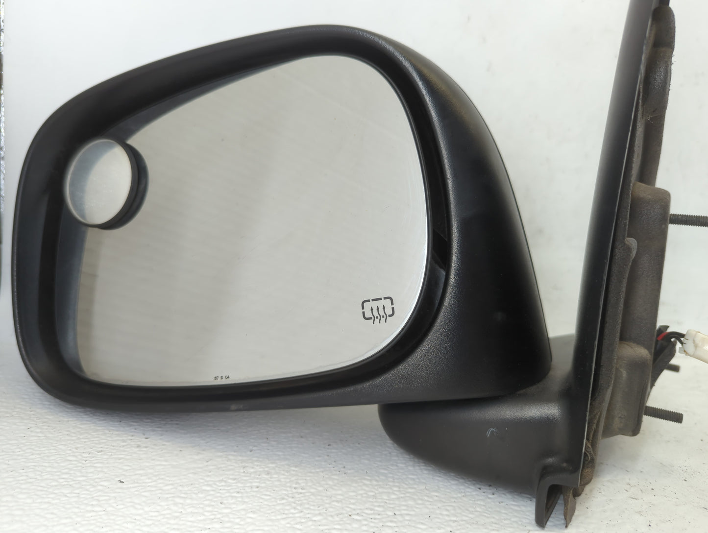 2002-2008 Dodge Ram 1500 Driver Left Side View Manual Door Mirror Black - Oemusedautoparts1.com
