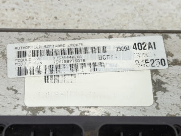2007 Dodge Ram 1500 PCM Engine Control Computer ECU ECM PCU OEM P/N:P05094402AI TEM1587TSD16 Fits Fits 2008 OEM Used Auto Parts