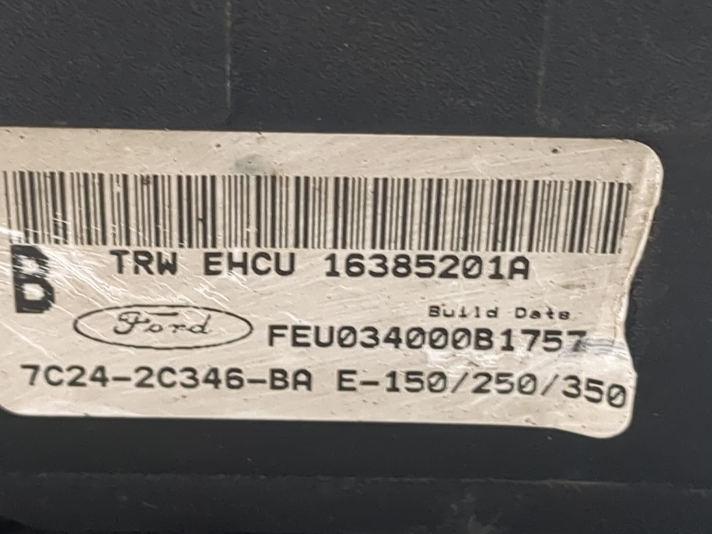 2007 Ford E250 ABS Pump Control Module Replacement P/N:16385201A 7C24-2C346-BA Fits Fits 2006 OEM Used Auto Parts - Oemuseda