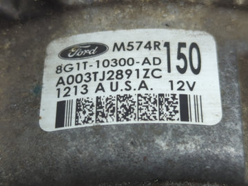 2007-2014 Ford Edge Alternator Replacement Generator Charging Assembly Engine OEM P/N:8G1T-10300-AD Fits OEM Used Auto Parts