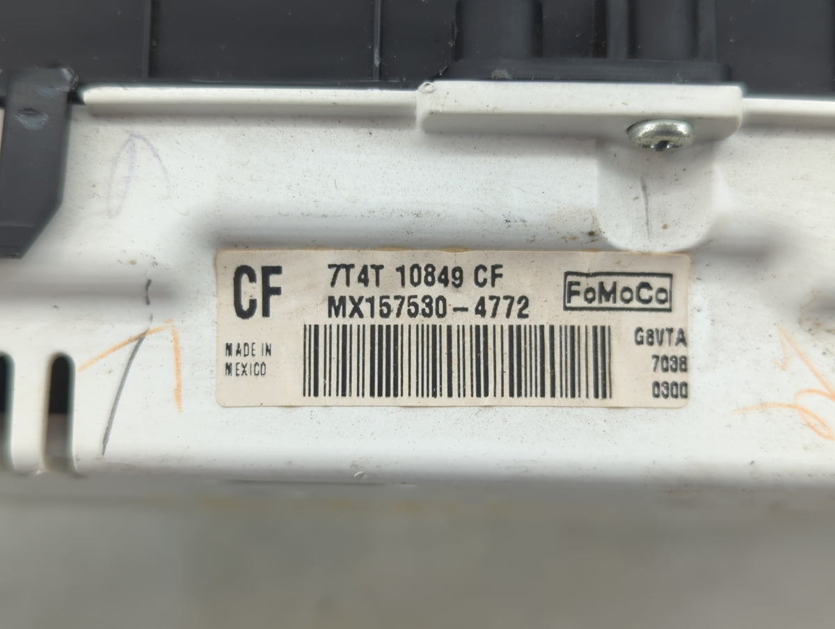 2007-2008 Ford Edge Instrument Cluster Speedometer Gauges P/N:7T4T-10849-CF Miles:100K Fits Fits 2007 2008 OEM Used Auto Par