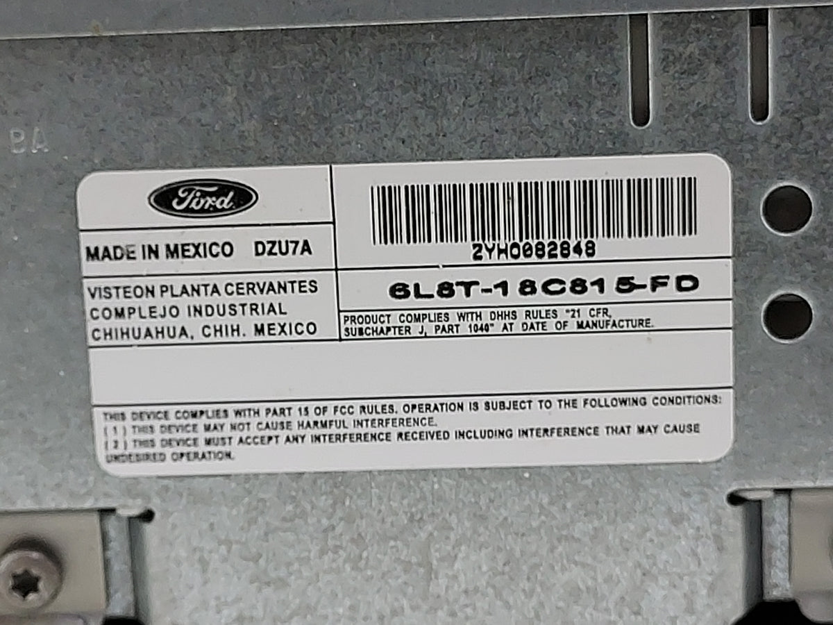 2005-2007 Ford Escape Radio AM FM Cd Player Receiver Replacement P/N:6L8T-18C815-FD 2YH0082848 Fits Fits 2005 2006 2007 OEM