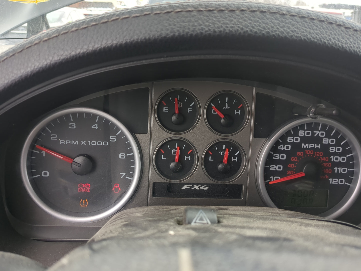 2007-2008 Ford F-150 Instrument Cluster Speedometer Gauges Fits Fits 2007 2008 OEM Used Auto Parts - Oemusedautoparts1.com