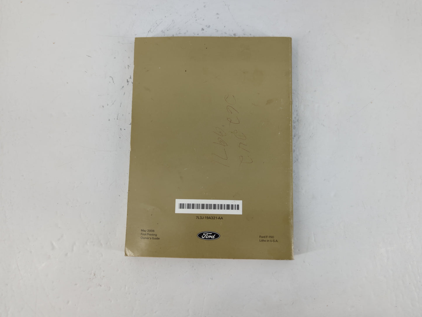 2007 Ford F-150 Owners Manual Book Guide P/N:7L3J-19A321-AA OEM Used Auto Parts - Oemusedautoparts1.com