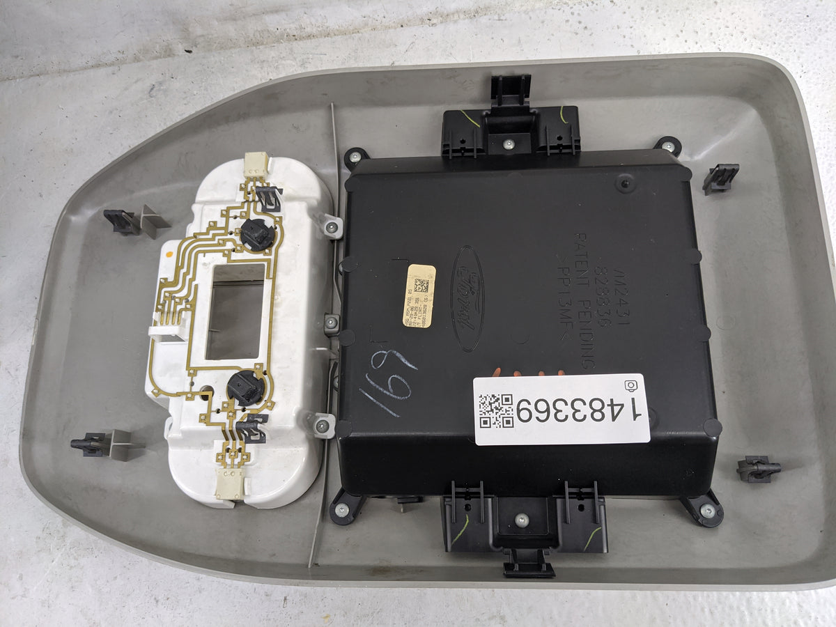 2007 Ford F150 Overhead Roof Console Tan - Oemusedautoparts1.com