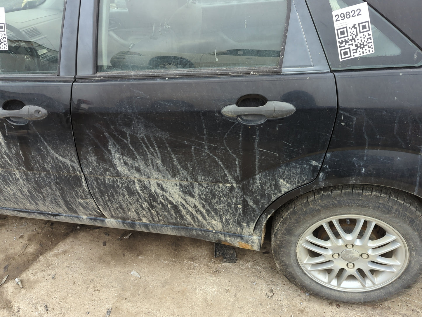 2007 Ford Focus Driver Rear Door Oem - Oemusedautoparts1.com