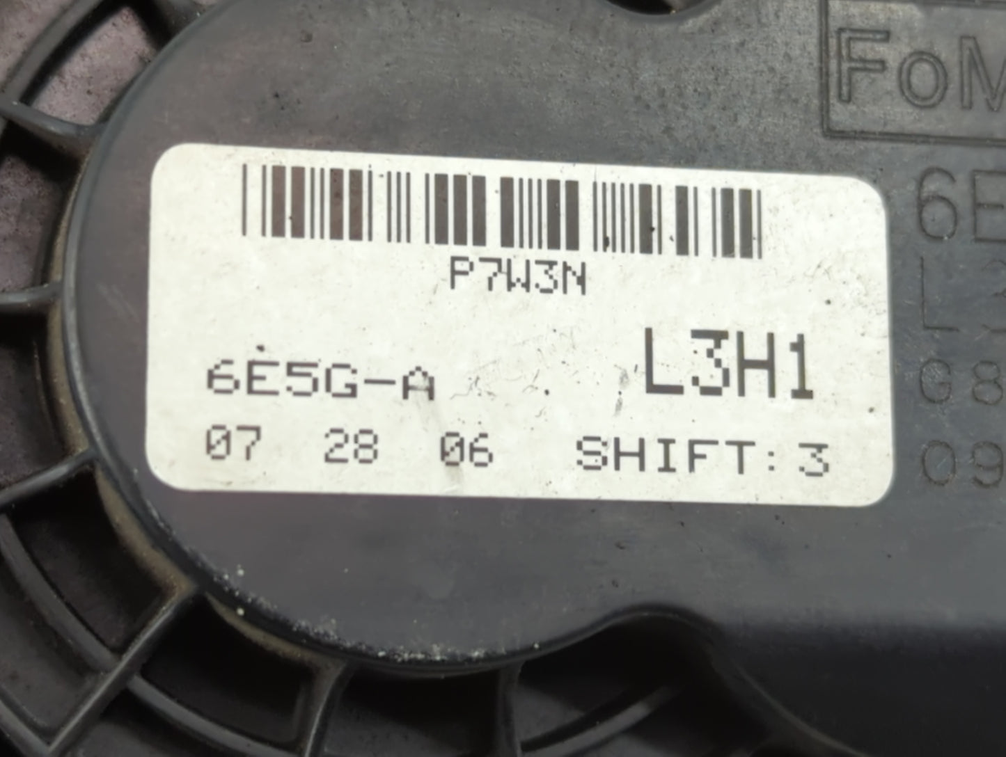 2006-2009 Ford Fusion Throttle Body Fits Fits 2006 2007 2008 2009 OEM Used Auto Parts - Oemusedautoparts1.com