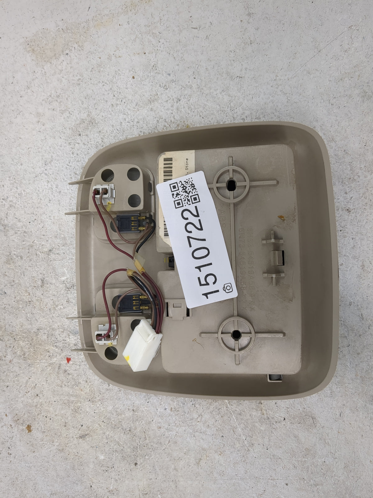 2006-2009 Ford Fusion Overhead Roof Console Tan - Oemusedautoparts1.com