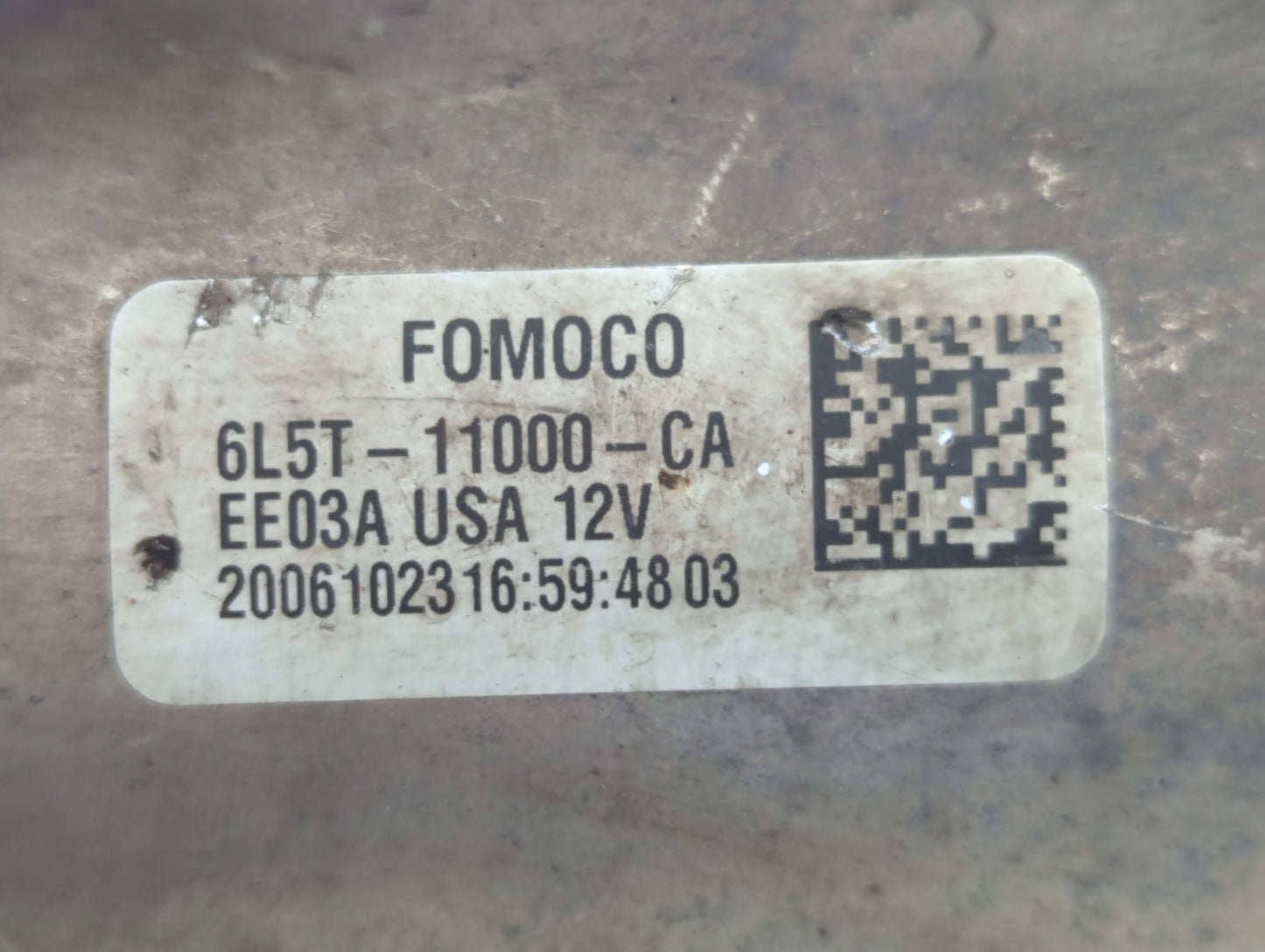 2006-2009 Ford Mustang Car Starter Motor Solenoid OEM P/N:6L5T-11000-CA Fits Fits 2006 2007 2008 2009 2010 2011 OEM Used Aut