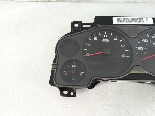 2007-2013 Gmc Sierra 1500 Instrument Cluster Speedometer Gauges P/N:25799989 Fits Fits 2007 2008 2009 2010 2011 2012 2013 OEM Used Auto Parts