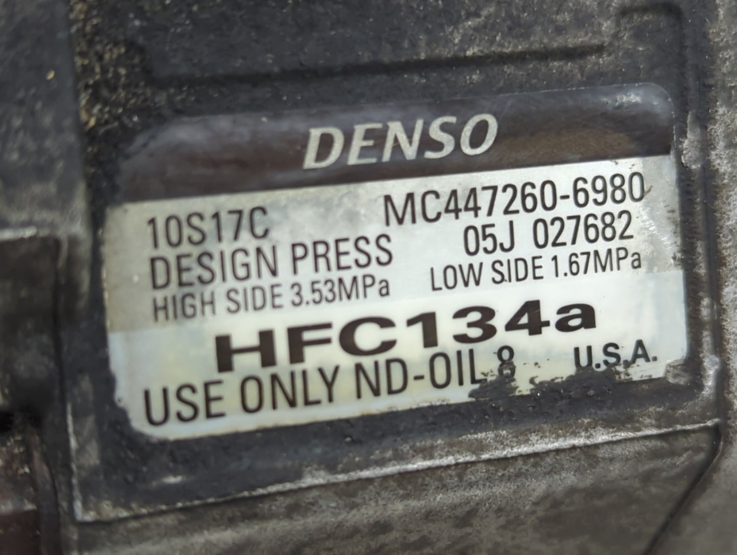 2003-2007 Honda Accord Air Conditioning A/c Ac Compressor Oem - Oemusedautoparts1.com