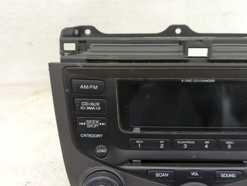 2004-2007 Honda Accord Radio AM FM Cd Player Receiver Replacement P/N:39175-SDA-L120-M2 CQ-EH1464Z Fits Fits 2004 2005 2006 2007 OEM Used Auto Parts