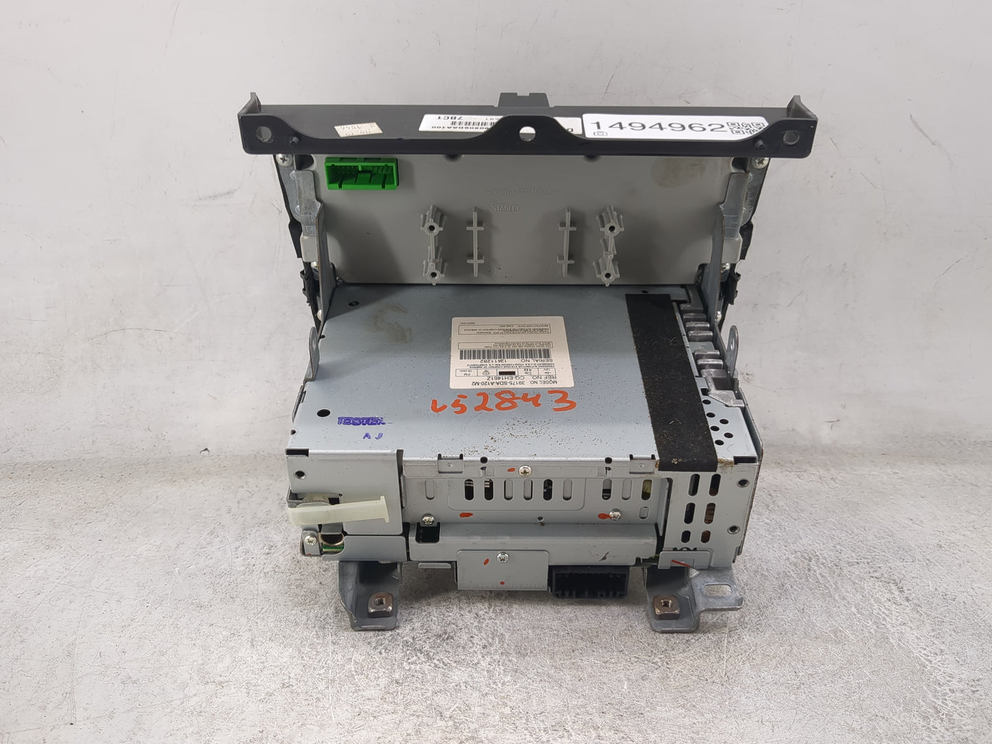 2003-2007 Honda Accord Radio AM FM Cd Player Receiver Replacement P/N:39175-SDA-A120-M2 CQ-EH1461Z Fits OEM Used Auto Parts