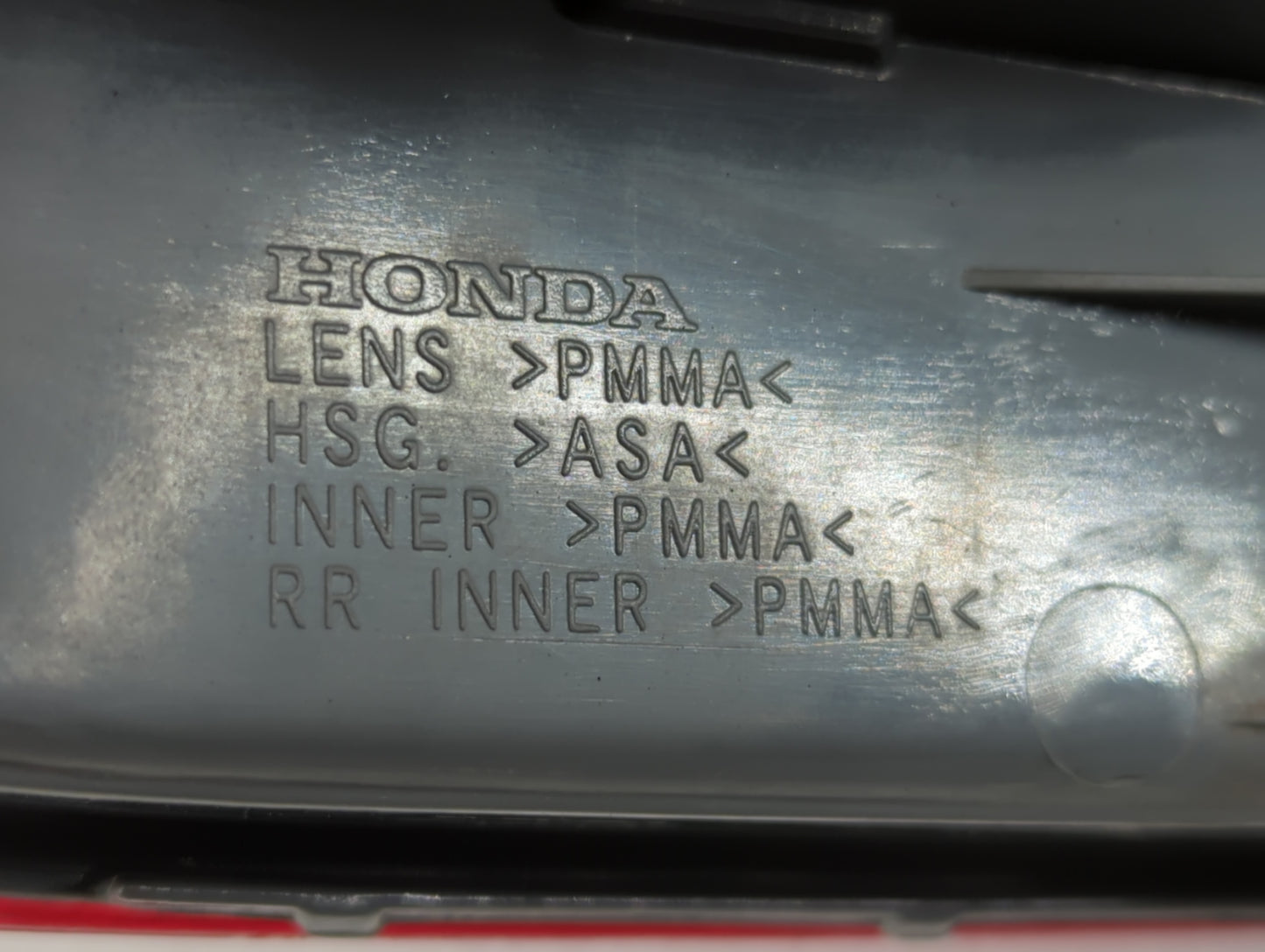 2007 Odyssey Passenger Right Side Tail Light Taillight Deck Lid Mounted - Oemusedautoparts1.com