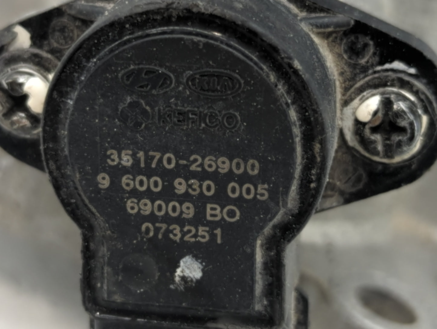 2006-2011 Hyundai Accent Throttle Body P/N:35170-26900 Fits Fits 2006 2007 2008 2009 2010 2011 OEM Used Auto Parts - Oemused