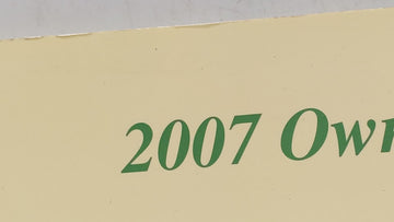 2007 Hyundai Santa Fe Owners Manual Book Guide OEM Used Auto Parts