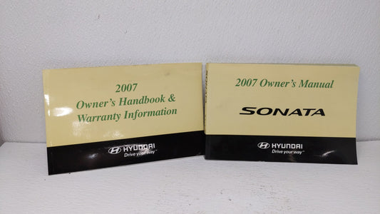 2007 Hyundai Sonata Owners Manual Book Guide OEM Used Auto Parts