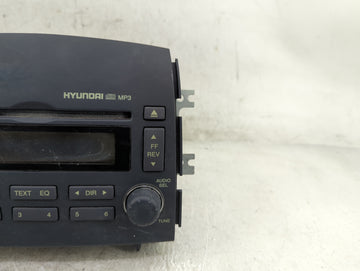 2006-2007 Hyundai Sonata Radio AM FM Cd Player Receiver Replacement P/N:96180-0A100FZ Fits Fits 2006 2007 OEM Used Auto Parts