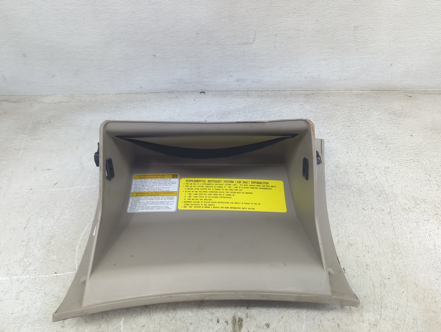 2007 Hyundai Sonata Passenger Glove Box Door Storage Compartment Beige - Oemusedautoparts1.com
