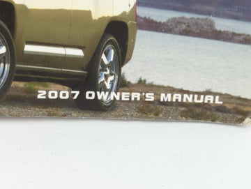 2007 Jeep Compass Owners Manual Book Guide P/N:81-326-0711 OEM Used Auto Parts