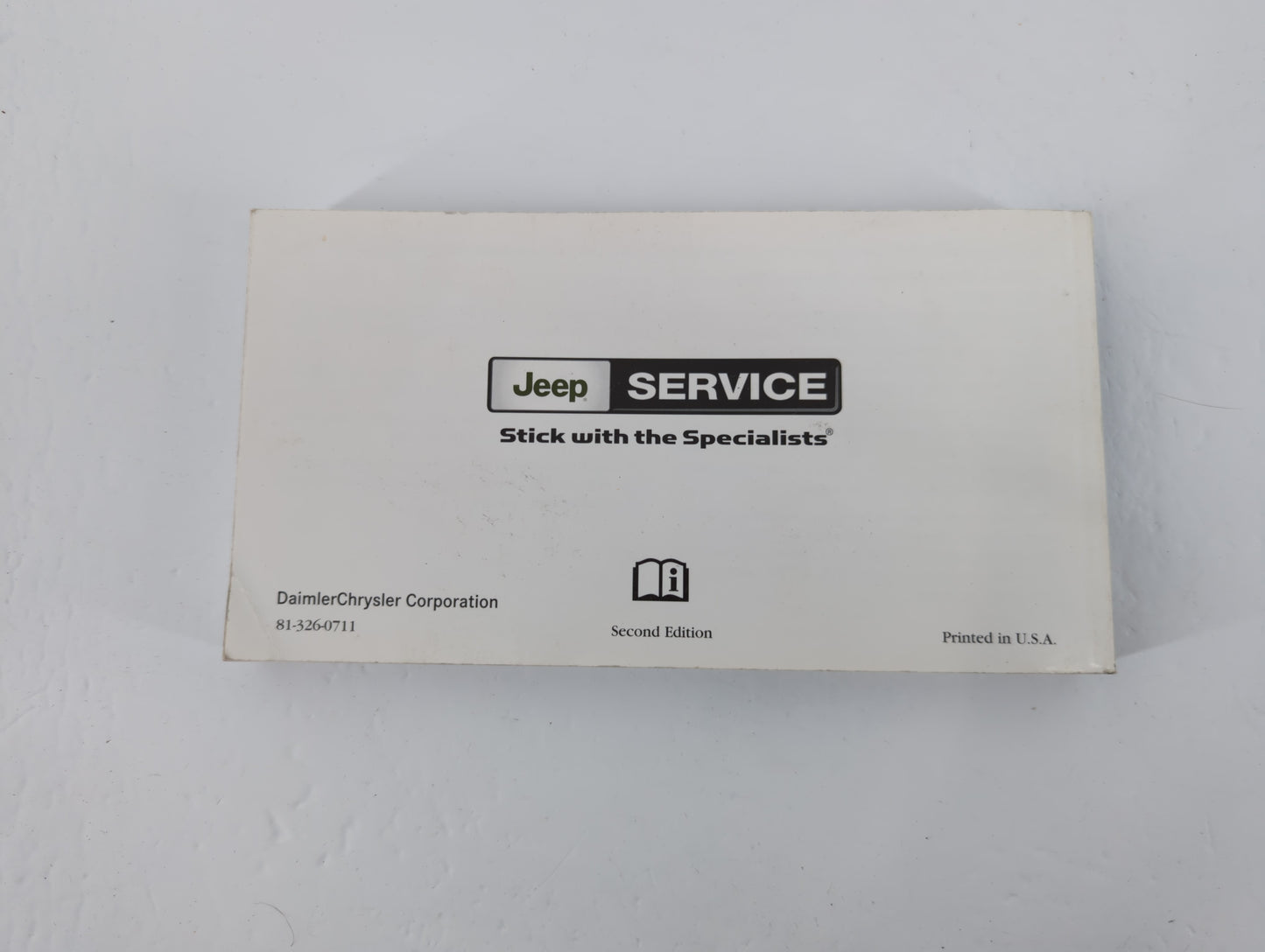2007 Jeep Compass Owners Manual Book Guide P/N:81-326-0711 OEM Used Auto Parts - Oemusedautoparts1.com
