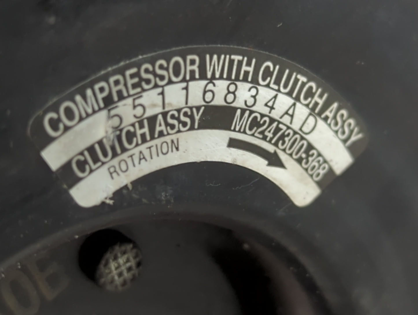 2005-2007 Jeep Grand Cherokee Air Conditioning A/c Ac Compressor Oem 1164207 - Oemusedautoparts1.com