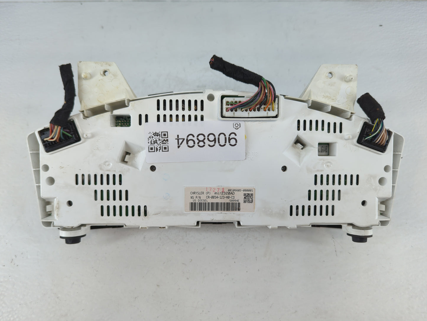 2007 Jeep Grand Cherokee Instrument Cluster Speedometer Gauges P/N:05172320AD Fits OEM Used Auto Parts - Oemusedautoparts1.c