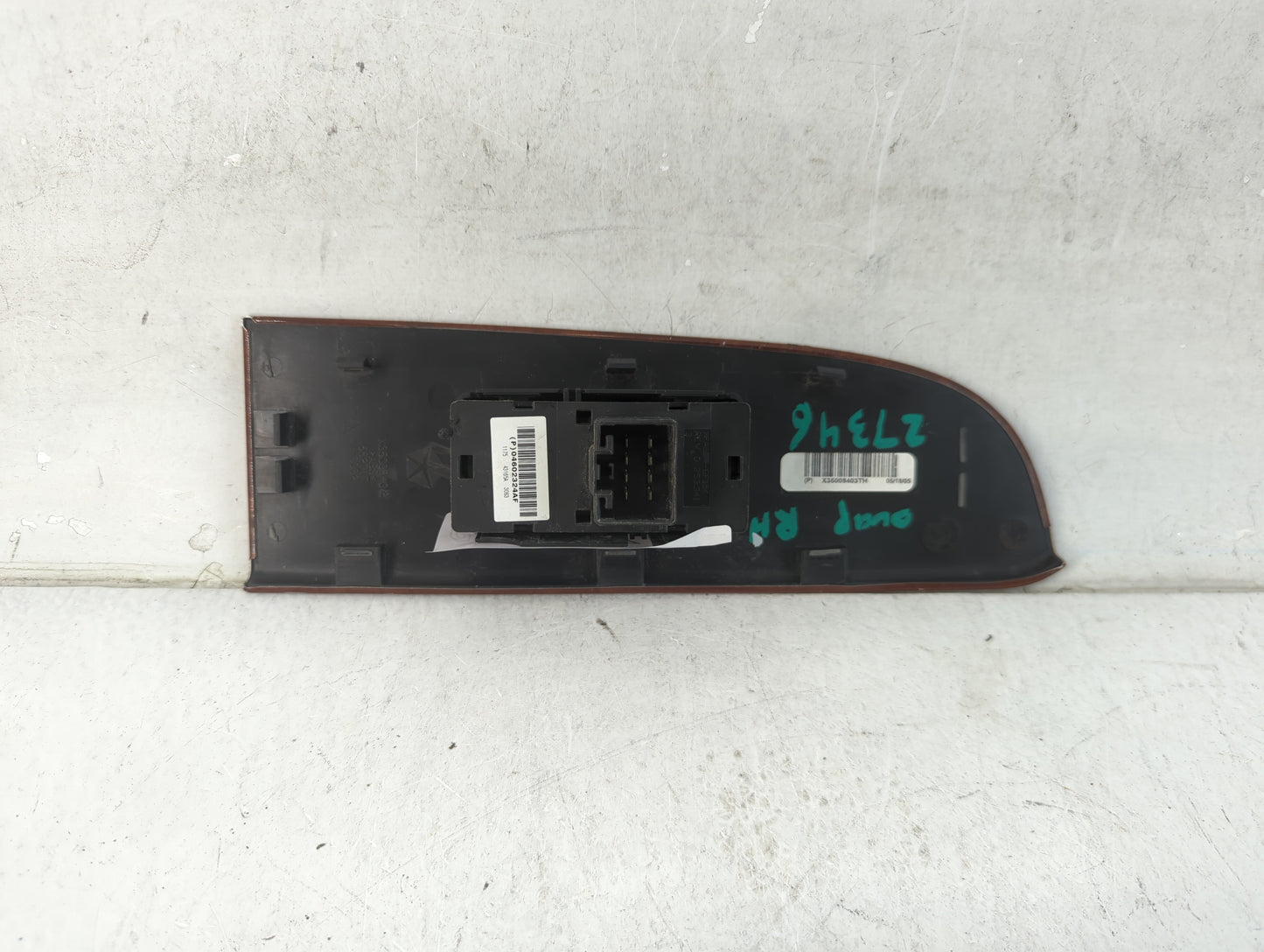 2007-2010 Jeep Grand Cherokee Master Power Window Switch Replacement Driver Side Left P/N:04602324AF Fits OEM Used Auto Part