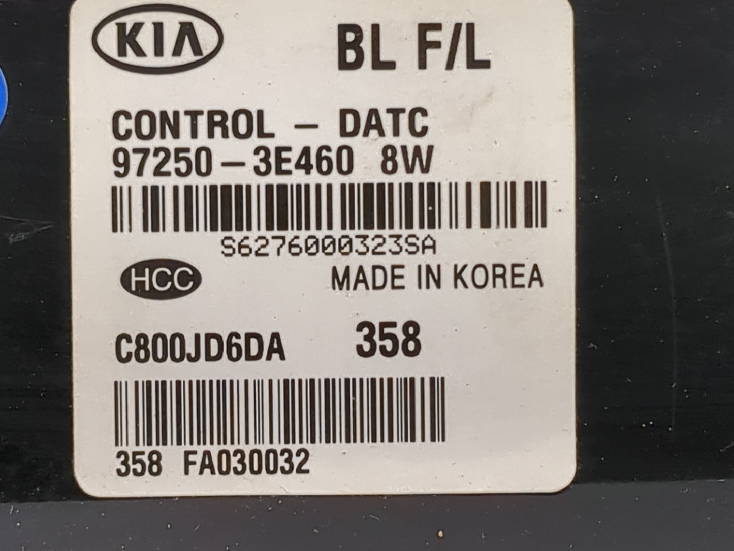 2007-2009 Kia Sorento Climate Control Module Temperature AC/Heater Replacement P/N:97250-3E460 Fits Fits 2007 2008 2009 OEM