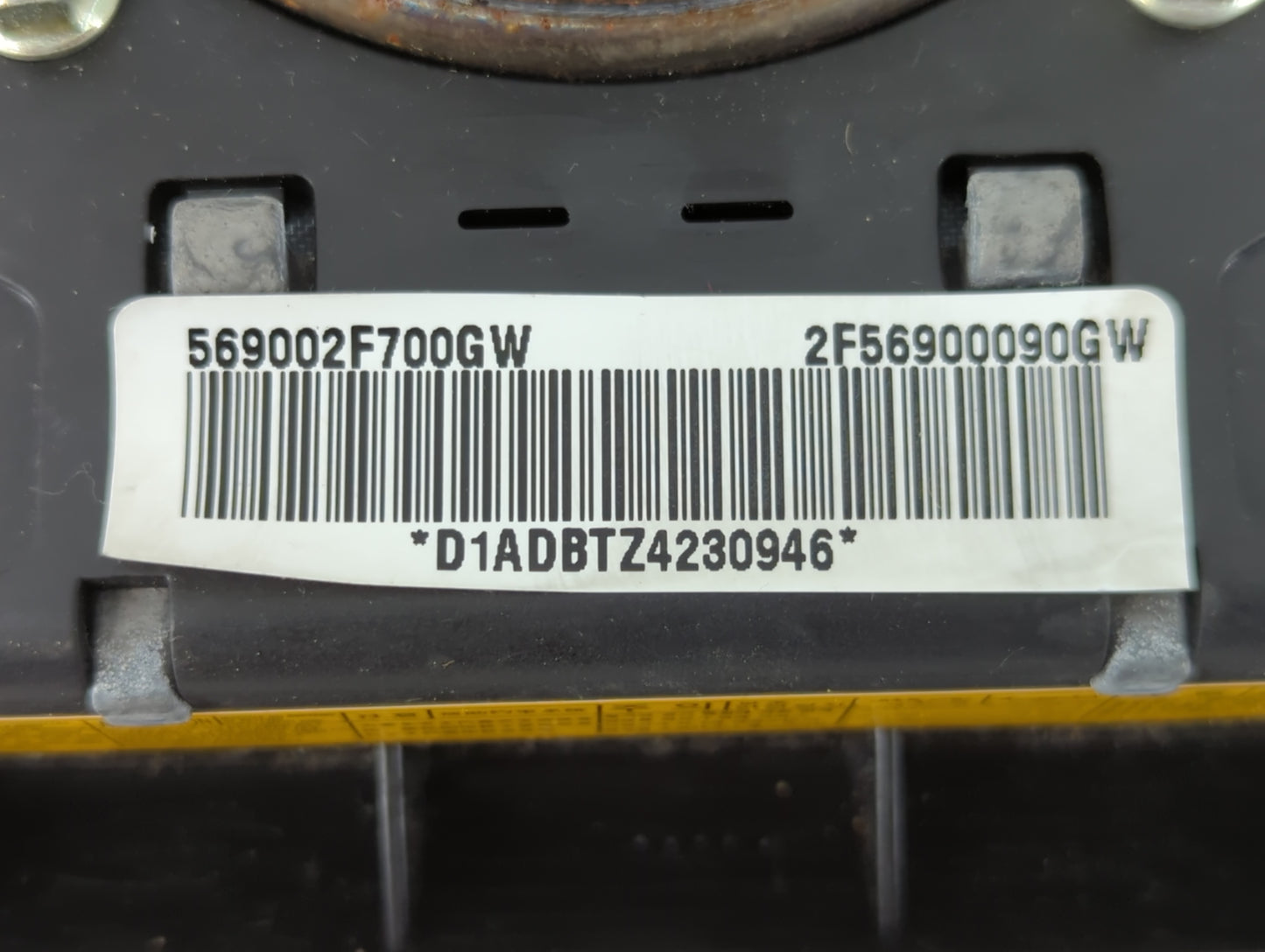 2007-2009 Kia Spectra Air Bag Driver Left Steering Wheel Mounted P/N:D1ADBTZ4230946 569002F700GW Fits Fits 2007 2008 2009 OE