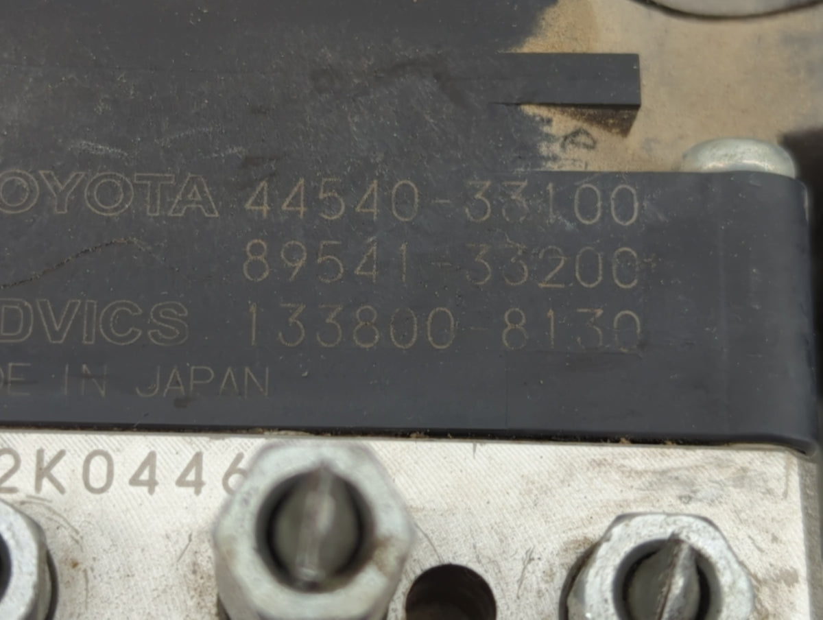 2007-2008 Lexus Es350 Anti-Lock Brake ABS Pump Module Actuator OEM P/N:133800-8130 89541-33200, 44540-33100 Fits Fits 2007 2
