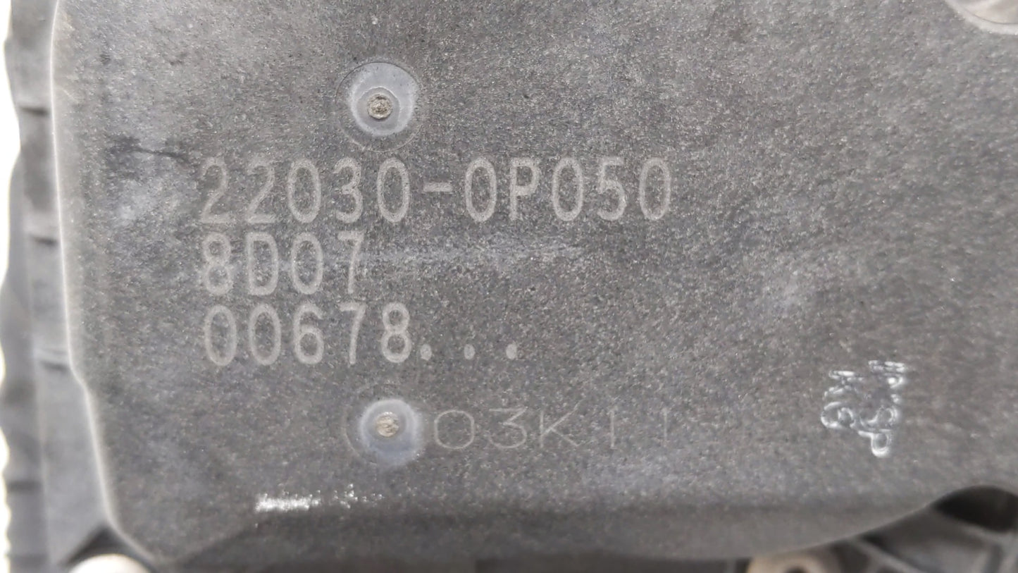 2007-2018 Lexus Es350 Throttle Body P/N:22030-0P050 22030-31030 Fits OEM Used Auto Parts - Oemusedautoparts1.com
