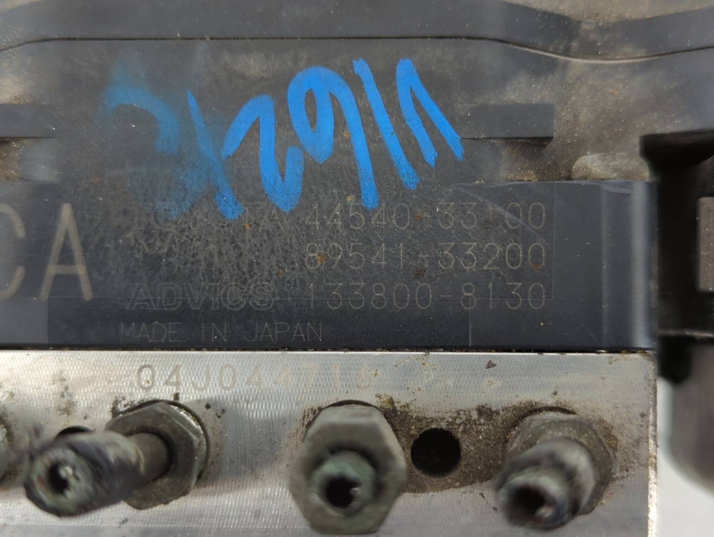 2007-2008 Lexus Es350 ABS Pump Control Module Replacement P/N:44540-33100 89541-33200 Fits Fits 2007 2008 OEM Used Auto Part