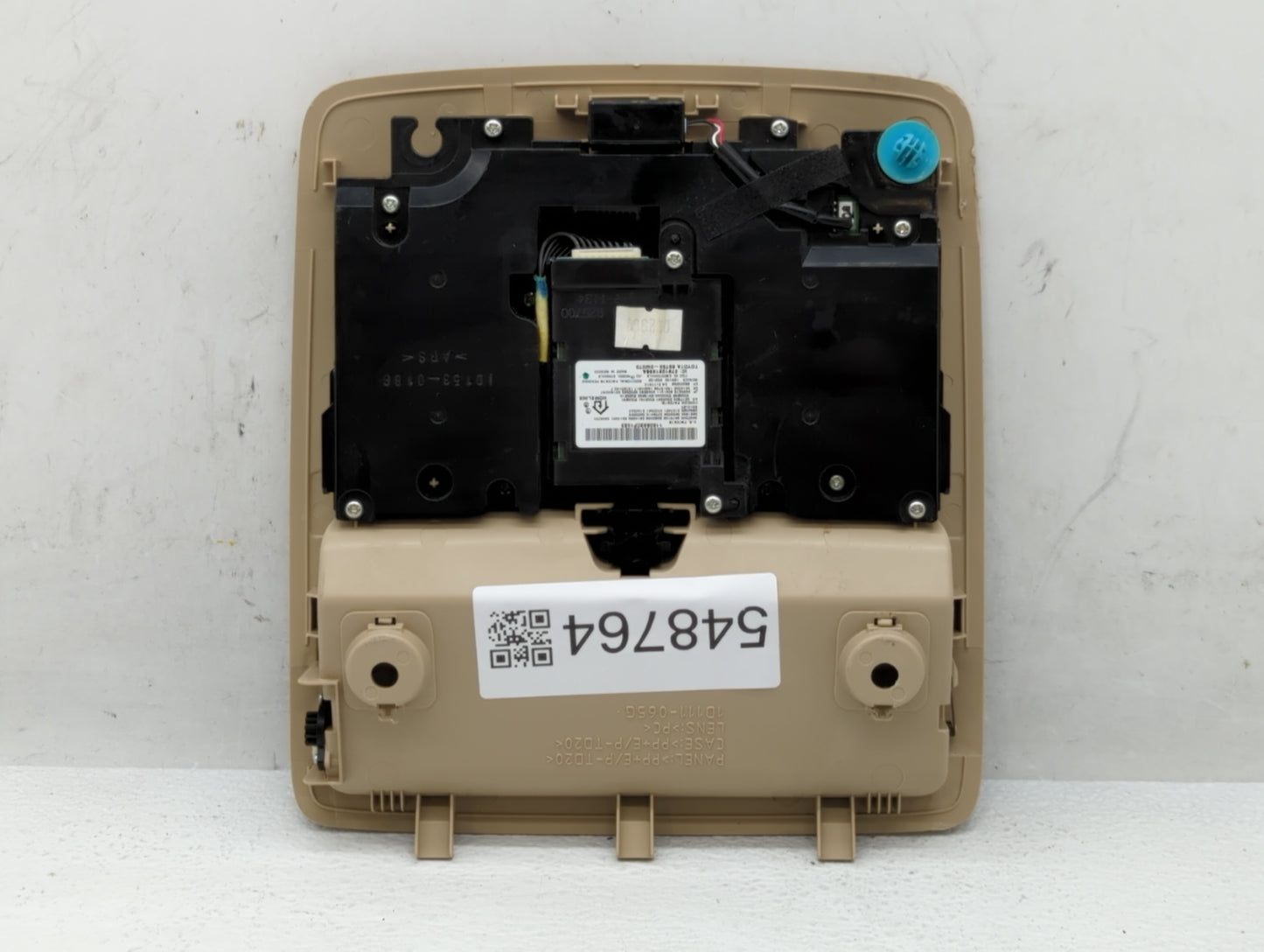 2007-2010 Lexus Es350 Overhead Roof Console 548764 - Oemusedautoparts1.com