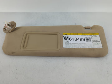 2007-2009 Lexus Es350 Sun Visor Shade Replacement Passenger Right Mirror Fits Fits 2007 2008 2009 OEM Used Auto Parts
