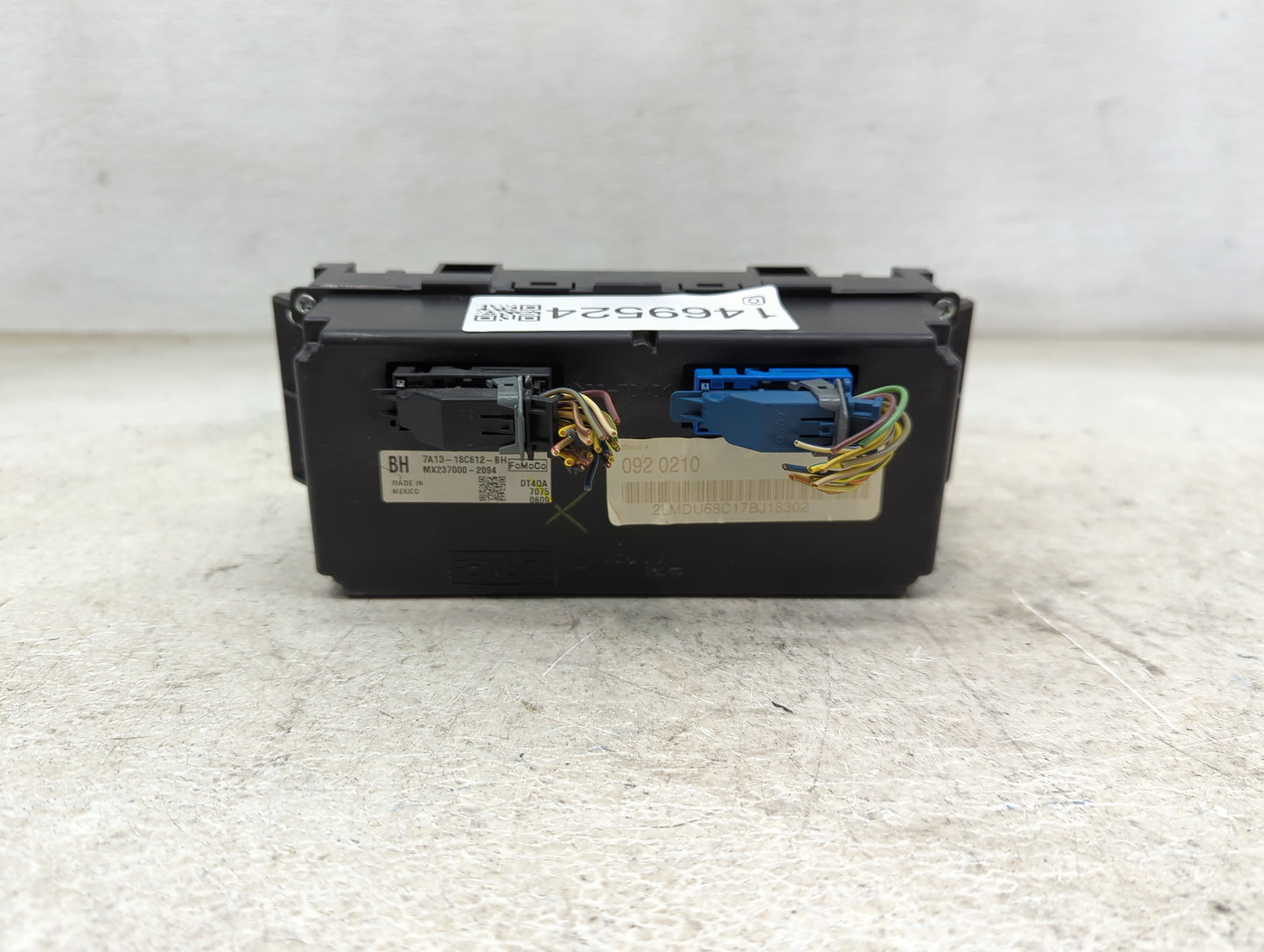 2007 Lincoln Mkx Climate Control Module Temperature AC/Heater Replacement P/N:7A13-18C612-BH MX237000-2094 Fits OEM Used Aut