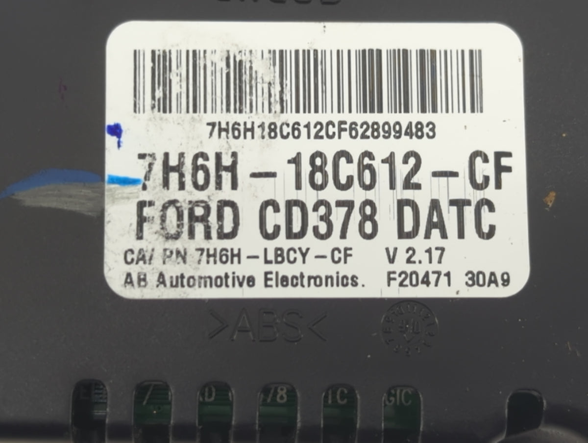 2007-2009 Lincoln Mkz Climate Control Module Temperature AC/Heater Replacement P/N:7H6H-18C612-CF Fits Fits 2007 2008 2009 O