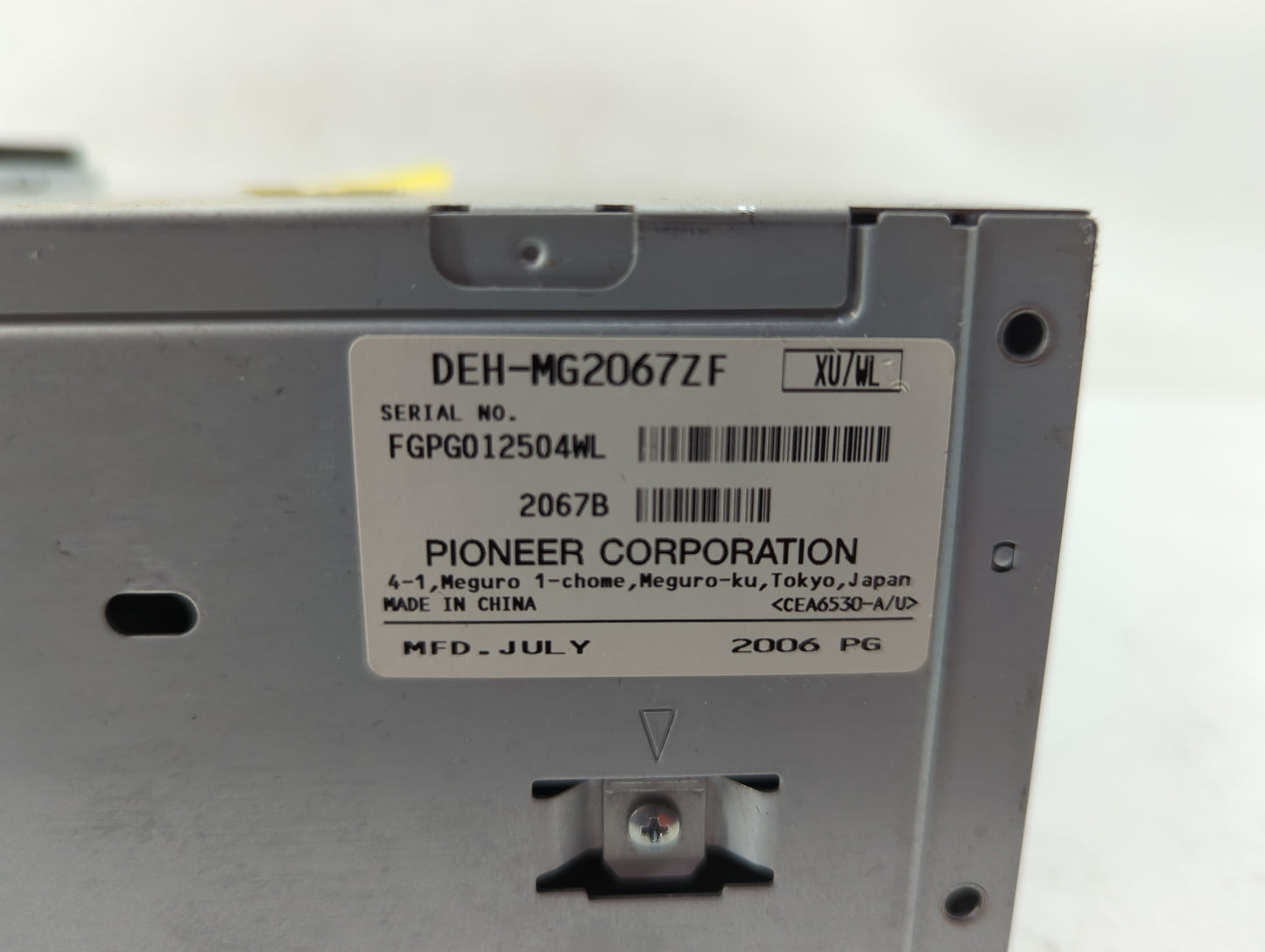 2007 Lincoln Mkz Radio AM FM Cd Player Receiver Replacement Fits OEM Used Auto Parts - Oemusedautoparts1.com