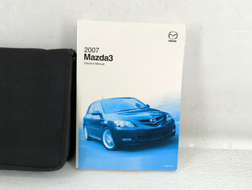 2007 Mazda 3 Owners Manual Book Guide P/N:9999-95-038C-07 OEM Used Auto Parts