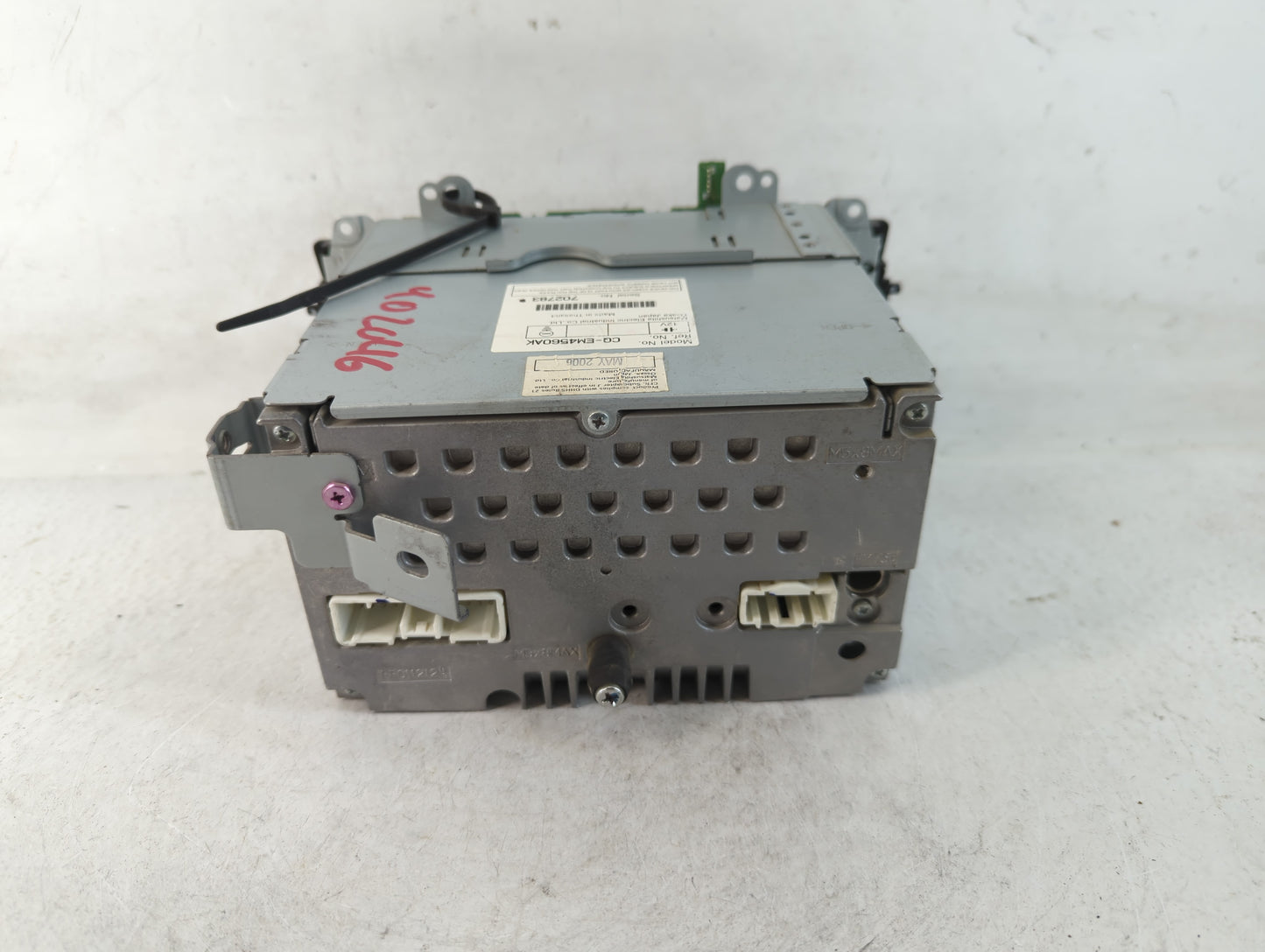 2006-2008 Mazda 6 Radio AM FM Cd Player Receiver Replacement P/N:702783 CQ-EM4560AK Fits Fits 2006 2007 2008 OEM Used Auto P