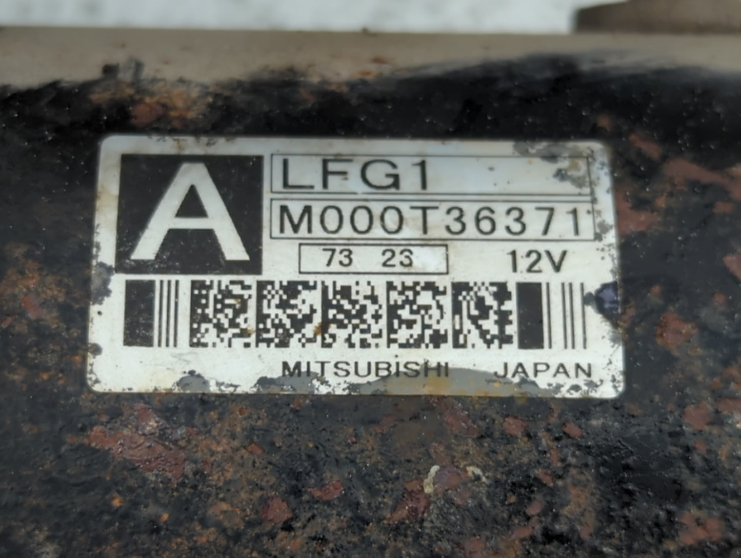 2007 Mazda Miata Car Starter Motor Solenoid OEM P/N:M000T36371 Fits Fits 2006 2008 2012 2013 2014 2015 OEM Used Auto Parts -